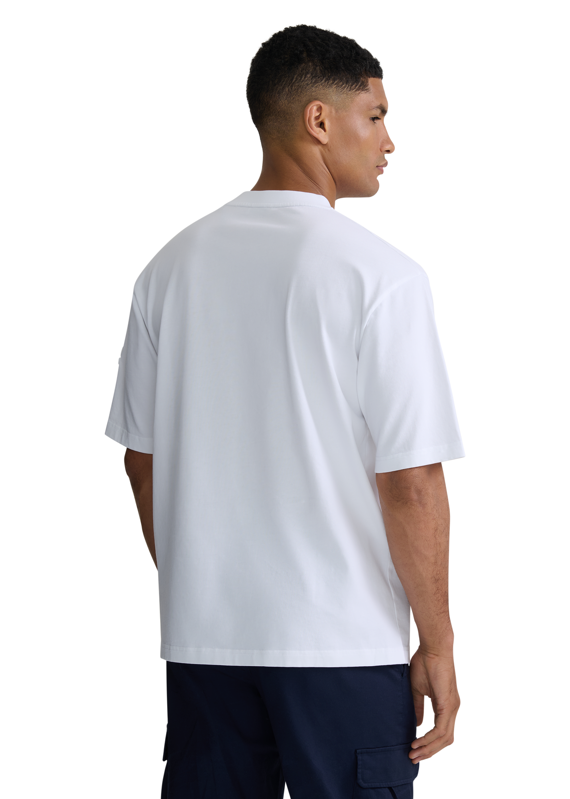 Sandbanks Boxy Fit T-Shirt - White
