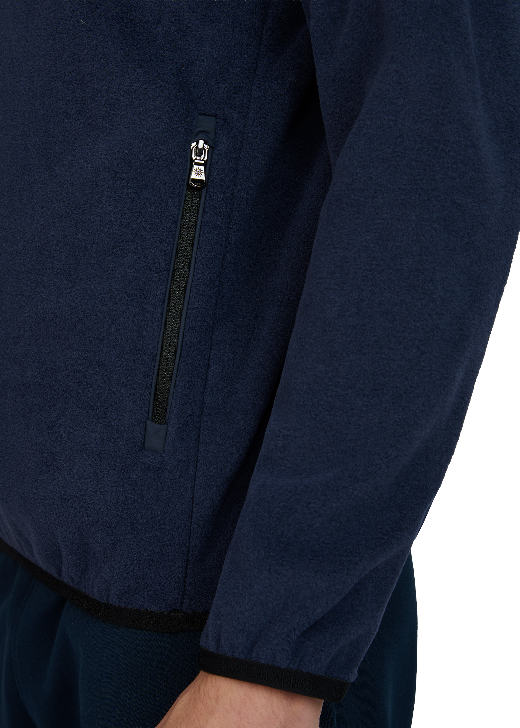 Sandbanks Polartec® Micro Fleece Quarter Zip - Navy
