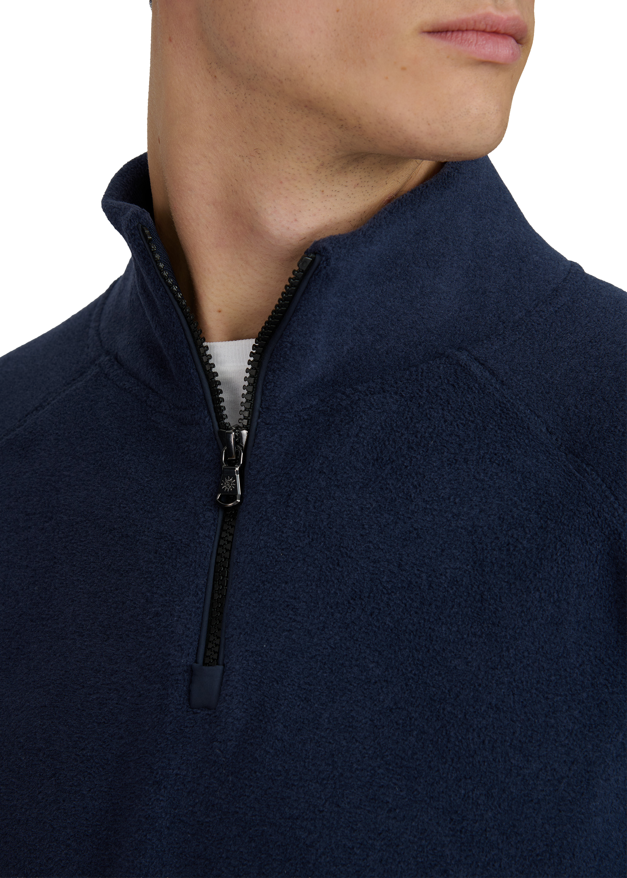 Sandbanks Polartec® Micro Fleece Quarter Zip - Navy