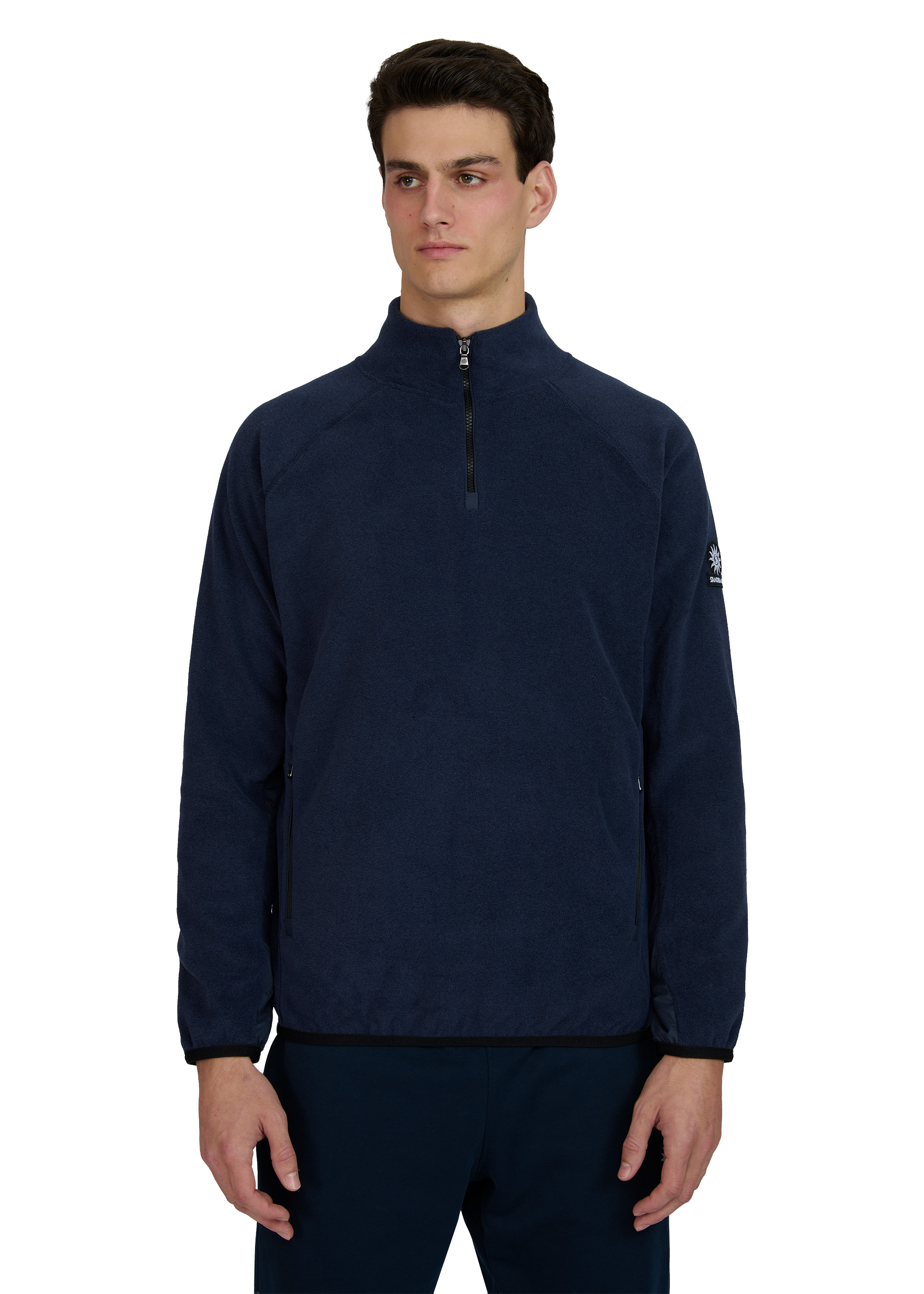Sandbanks Polartec® Micro Fleece Quarter Zip - Navy