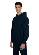 Sandbanks 3D Silicone Logo Hoodie - Navy