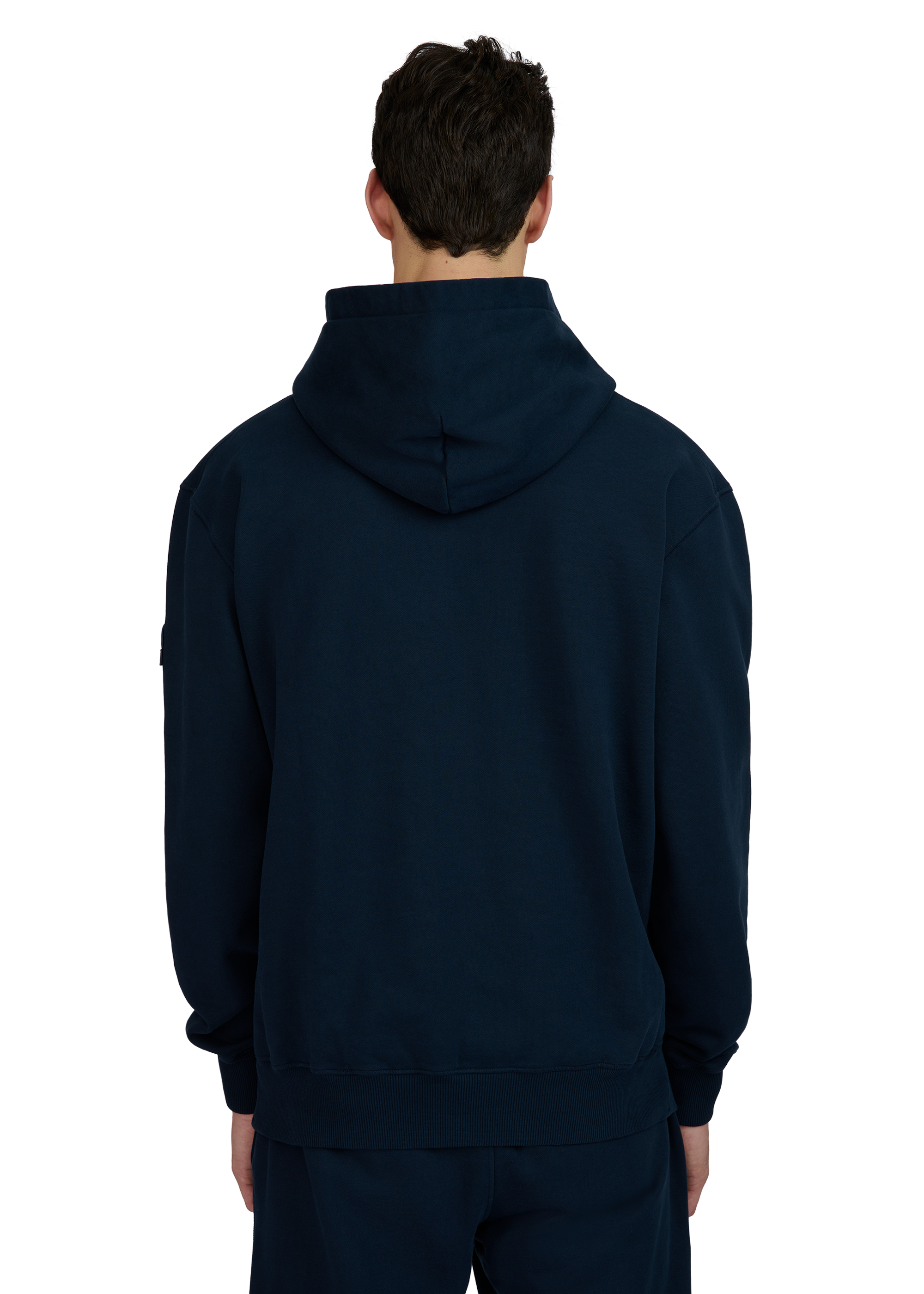 Sandbanks 3D Silicone Logo Hoodie - Navy