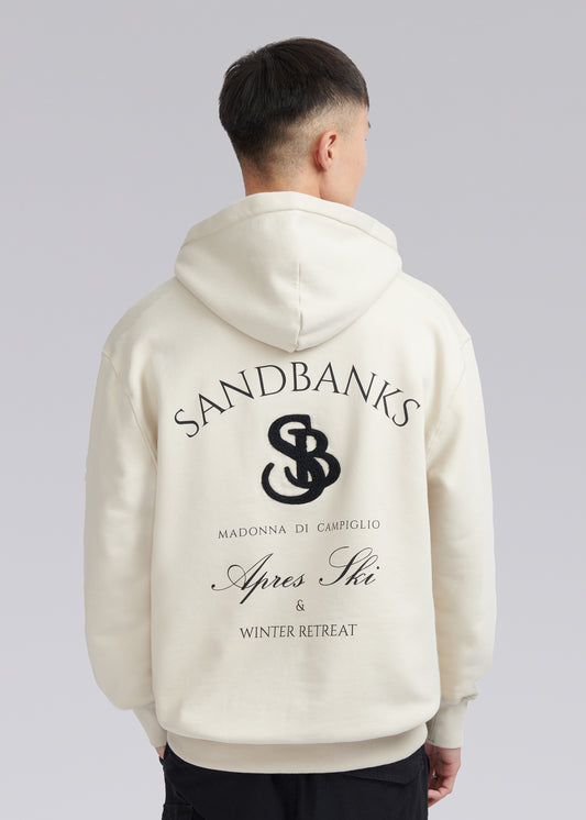 Sandbanks SB Après Ski Hoodie - Stone