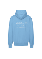 Sandbanks Riviera Collection Hoodie - Dusty Blue