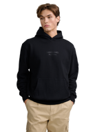 Riviera Collection Logo Print Hoodie - Black