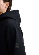 Riviera Collection Logo Print Hoodie - Black
