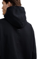 Riviera Collection Logo Print Hoodie - Black