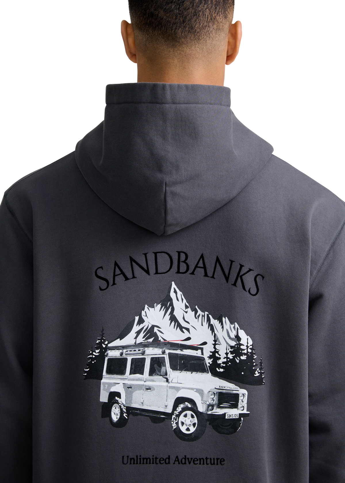 Sandbanks Unlimited Adventure Hoodie - Anthracite