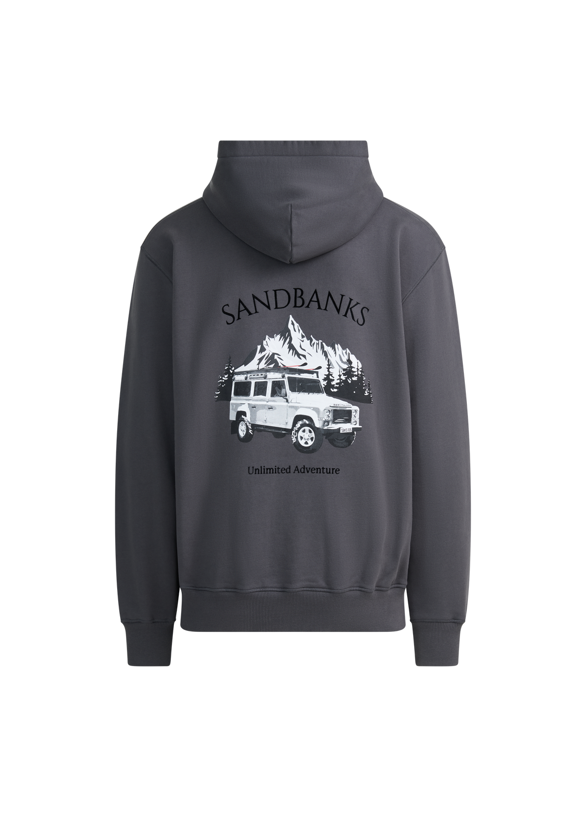 Sandbanks Unlimited Adventure Hoodie - Anthracite