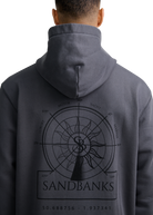 Sandbanks Sonar Print Hoodie - Anthracite