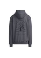 Sandbanks Sonar Print Hoodie - Anthracite