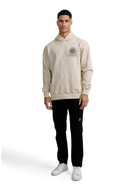 Sandbanks Sonar Print Hoodie - Stone/Black