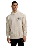 Sandbanks Sonar Print Hoodie - Stone/Black