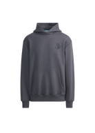 SB Embroidered Cotton Hoodie - Anthracite