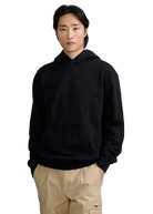 SB Embroidered Cotton Hoodie - Black