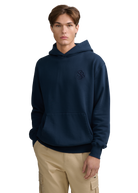 SB Embroidered Cotton Hoodie - Navy