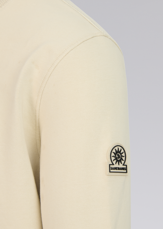Sandbanks 3D Silicone Logo Sweatshirt - Stone