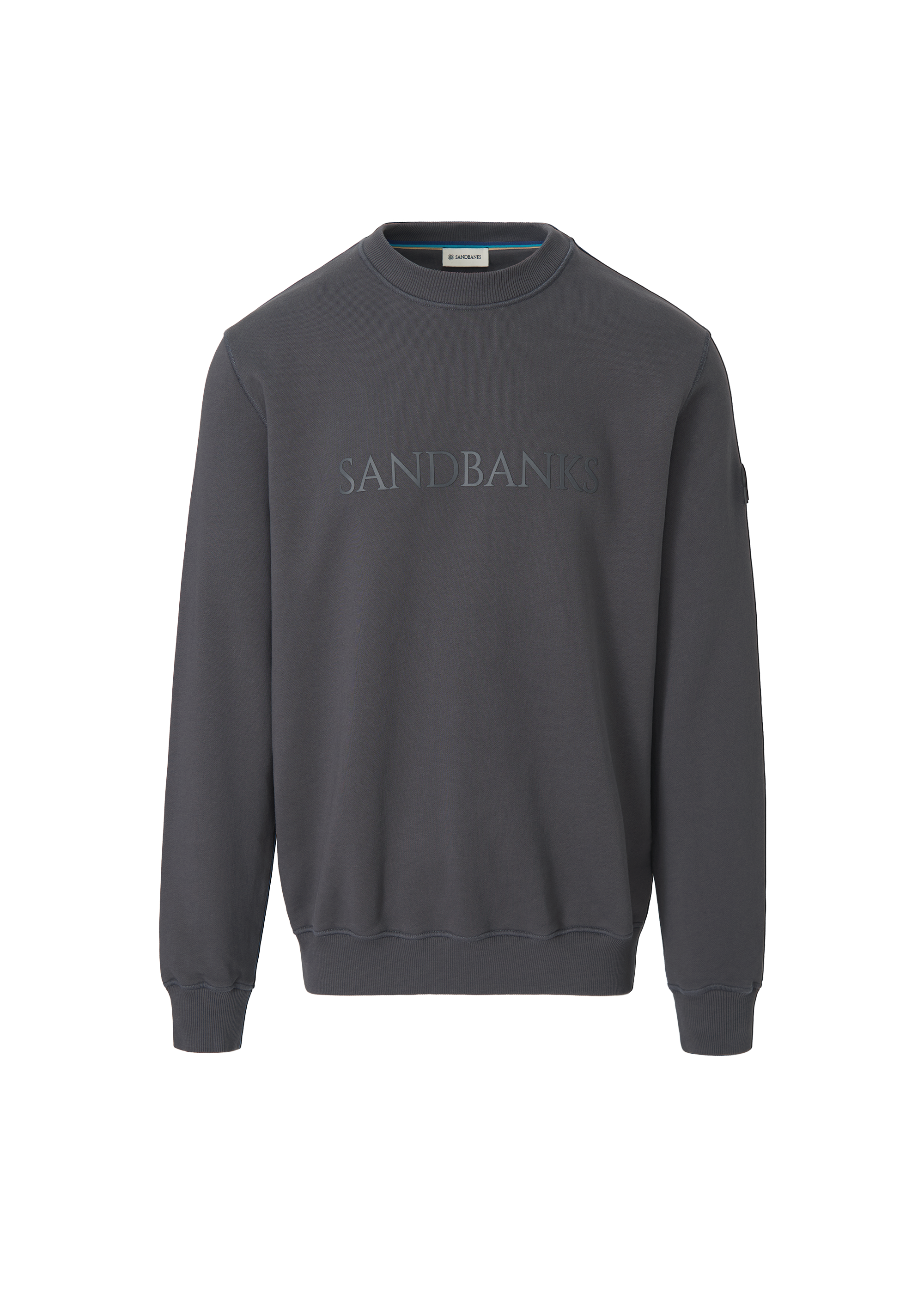Sandbanks 3D Silicone Logo Sweatshirt - Anthracite