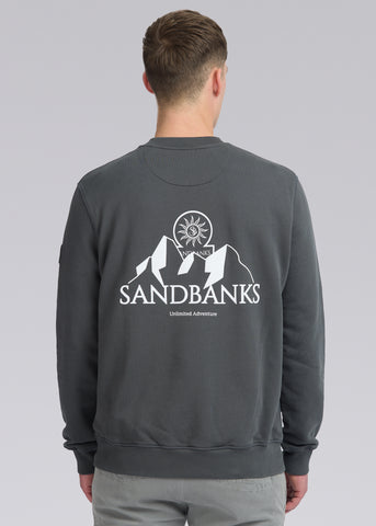 Sandbanks Unlimited Adventure Sweatshirt - Anthracite