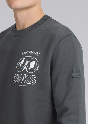 Sandbanks Unlimited Adventure Sweatshirt - Anthracite