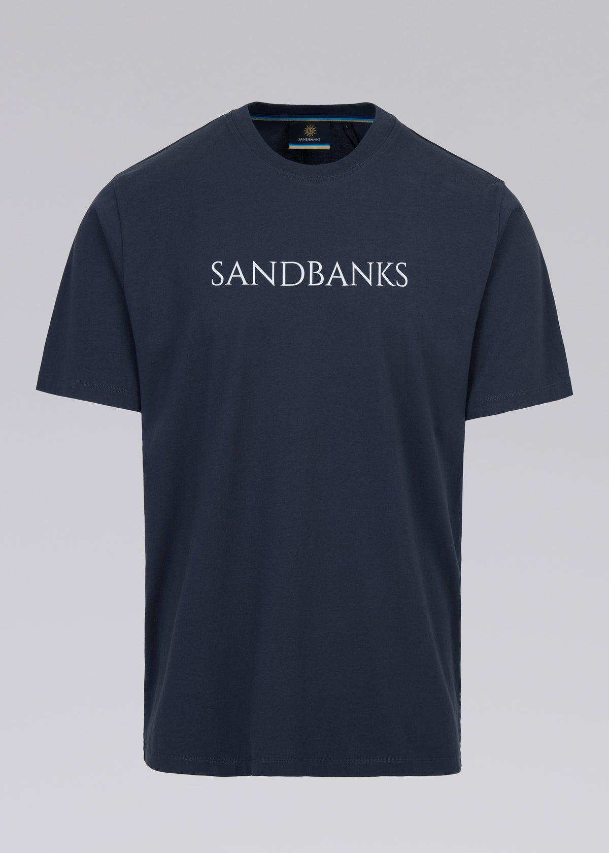 Sandbanks Logo Print T-shirt - Anthracite