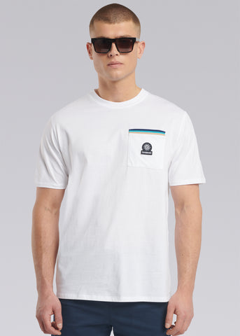 Sandbanks Mercerised Pocket T-Shirt - White