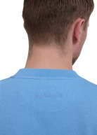 Sandbanks Logo Print Double Jersey T-shirt - Dusty Blue