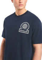 Sandbanks 3D Silicone Badge Logo T-Shirt - Navy