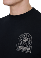 Sandbanks 3D Logo Print T-shirt - Black