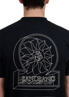 Sandbanks 3D Logo Print T-shirt - Black
