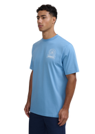 Sandbanks 3D Logo Print T-shirt - Dusty Blue