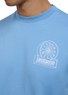 Sandbanks 3D Logo Print T-shirt - Dusty Blue