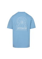 Sandbanks 3D Logo Print T-shirt - Dusty Blue - Sandbanks