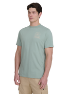 Sandbanks 3D Logo Print T-shirt - Sage