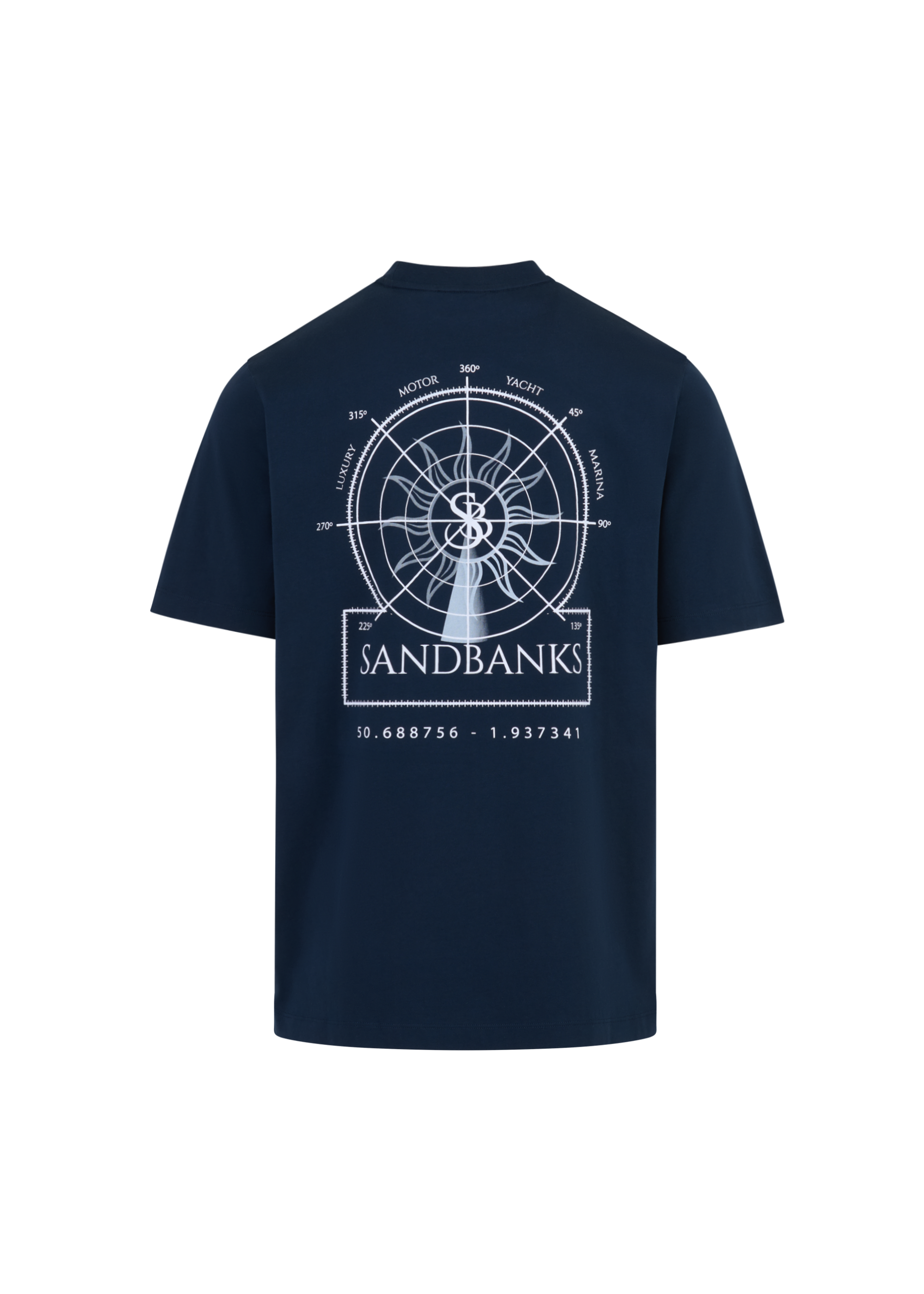 Sandbanks Sonar T-Shirt - Navy/White