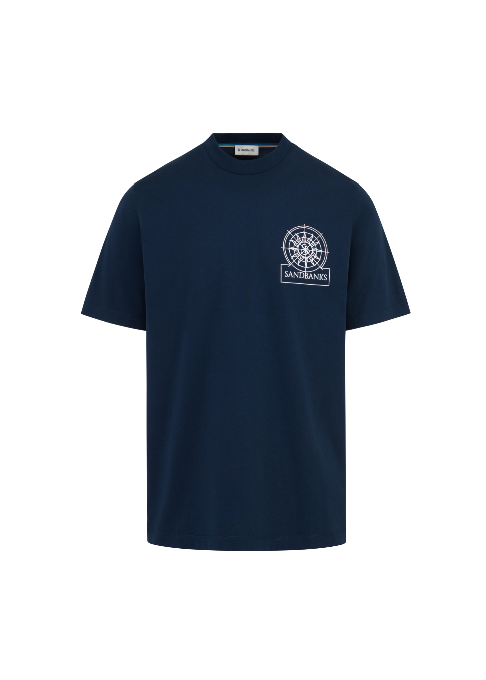 Sandbanks Sonar T-Shirt - Navy/White
