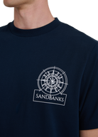 Sandbanks Sonar T-Shirt - Navy/White