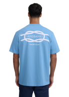 Sandbanks Yacht Club T-Shirt - Dusty Blue
