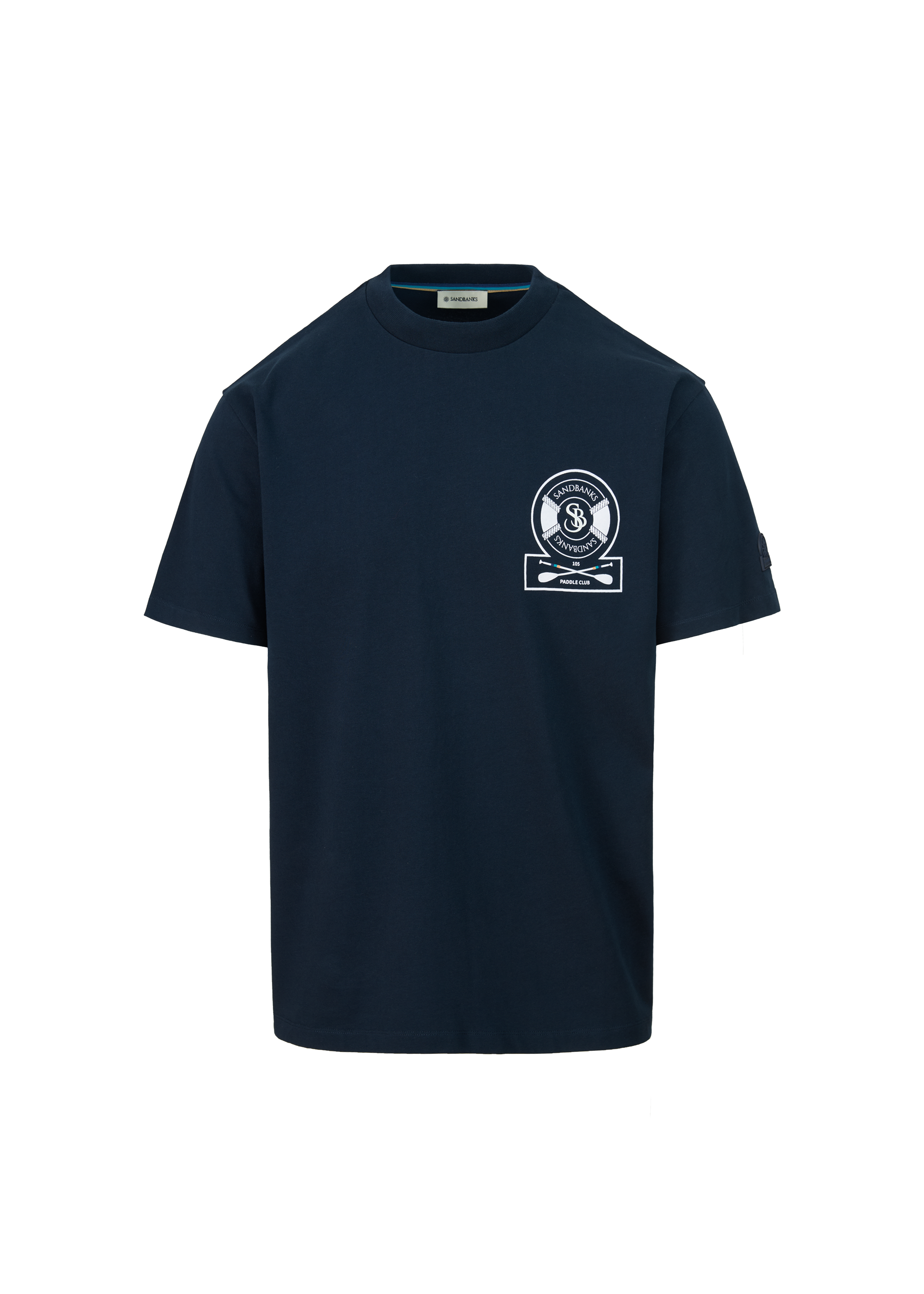 Sandbanks Paddle Club T-Shirt- Navy - Sandbanks