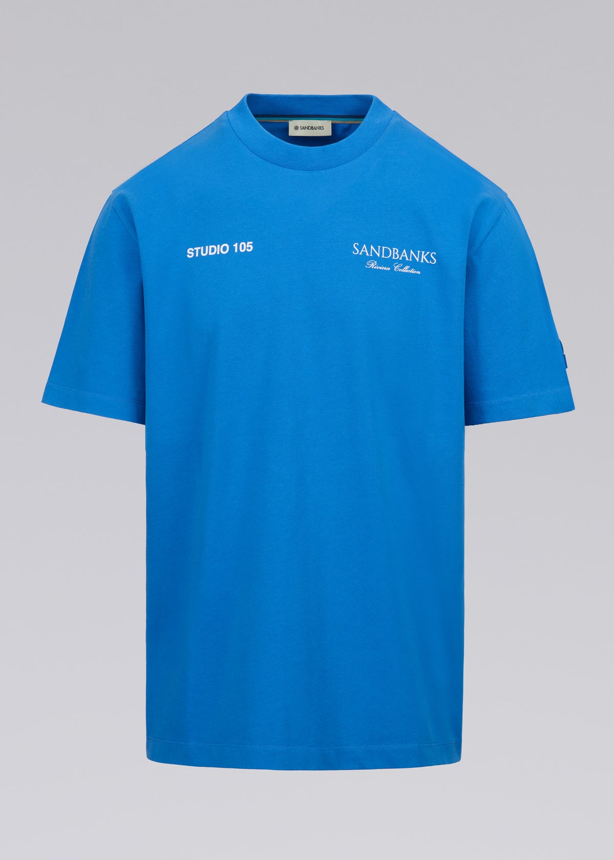 Sandbanks Rivieria Collection T-Shirt - Cobalt Blue