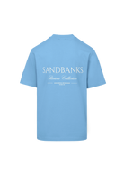 Sandbanks Riviera Collection T-Shirt - Dusty Blue