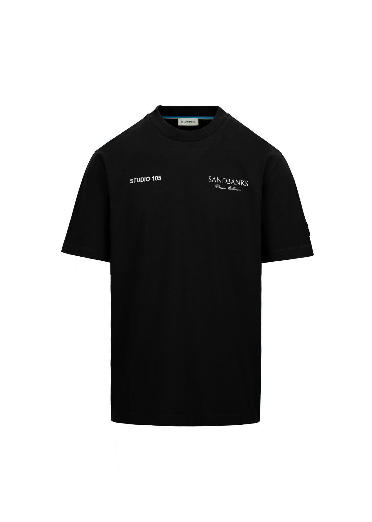 Sandbanks Riviera Collection T-Shirt - Black