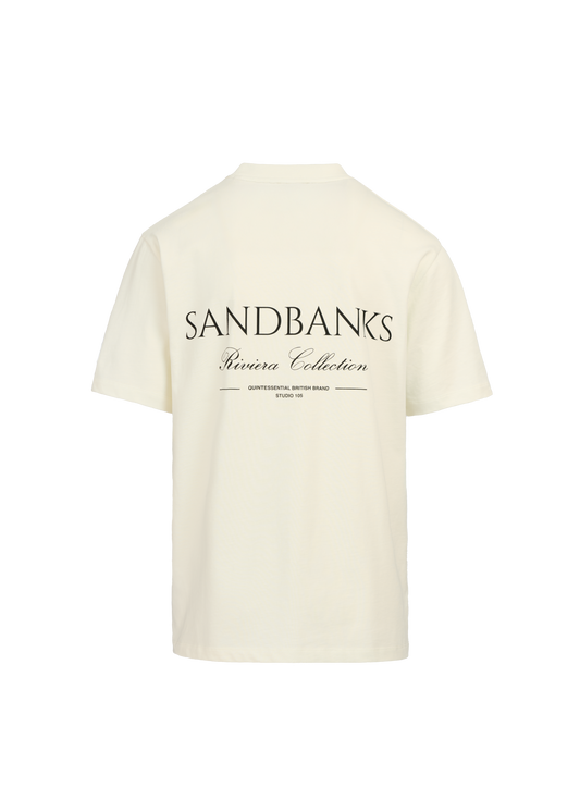 Sandbanks Riviera Collection T-Shirt - Natural
