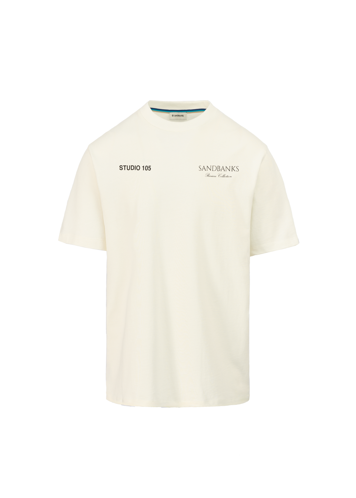 Sandbanks Riviera Collection T-Shirt - Natural