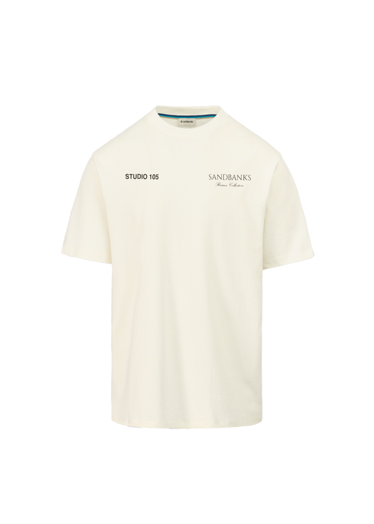 Sandbanks Riviera Collection T-Shirt - Natural