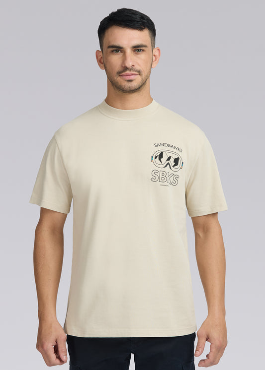 Sandbanks Unlimited Adventure T-Shirt - Stone