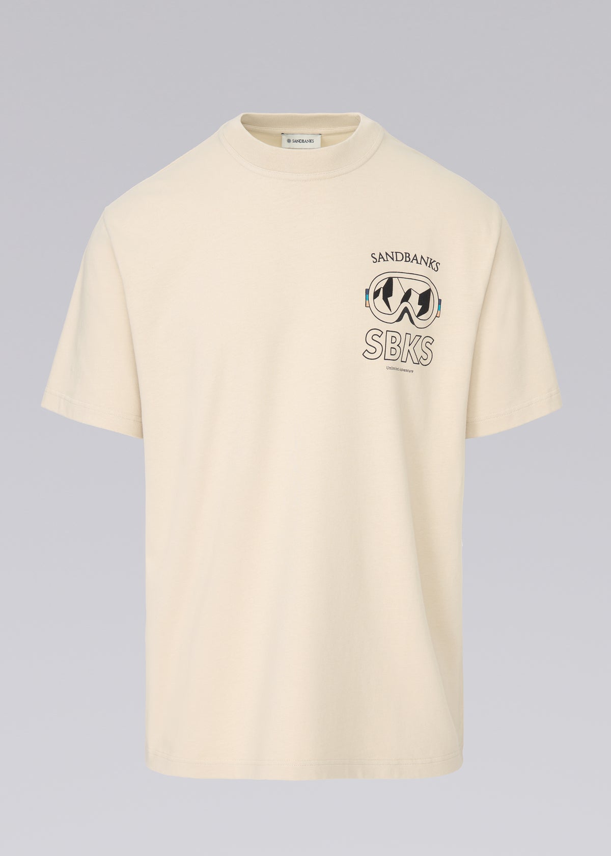 Sandbanks Unlimited Adventure T-Shirt - Stone