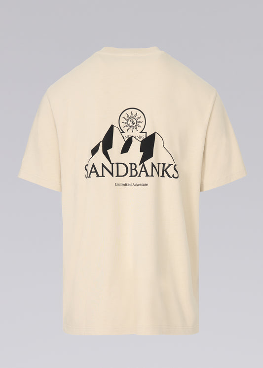 Sandbanks Unlimited Adventure T-Shirt - Stone