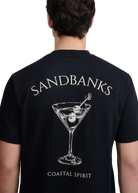 Sandbanks Coastal Spirit T-Shirt - Black