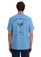 Sandbanks Coastal Spirit T-Shirt - Dusty Blue